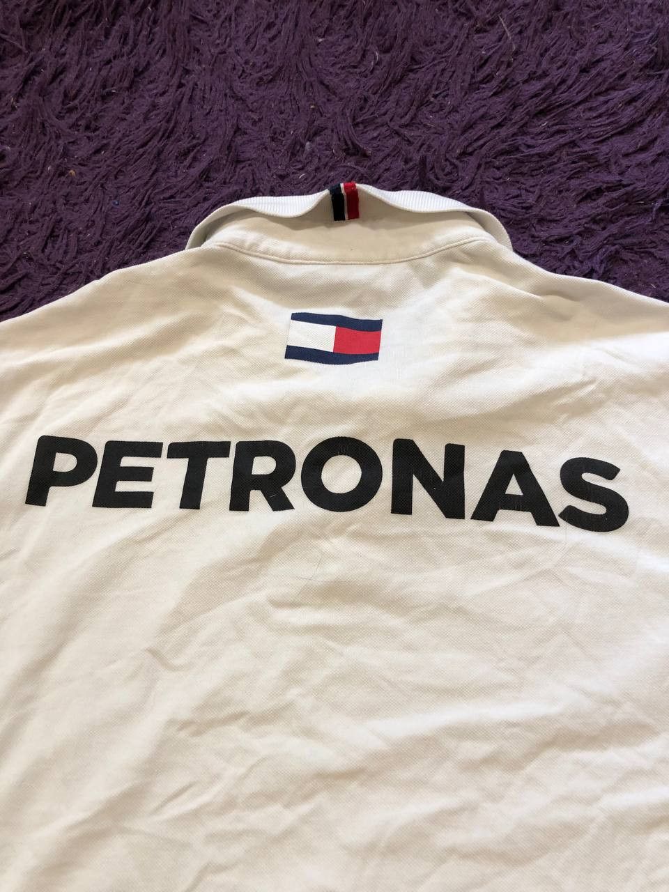 Mercedes-Benz White Polo Y2K Print Mercedes-Benz MOTOSPORT Size US S / EU 44-46 / 1 - 13 Thumbnail
