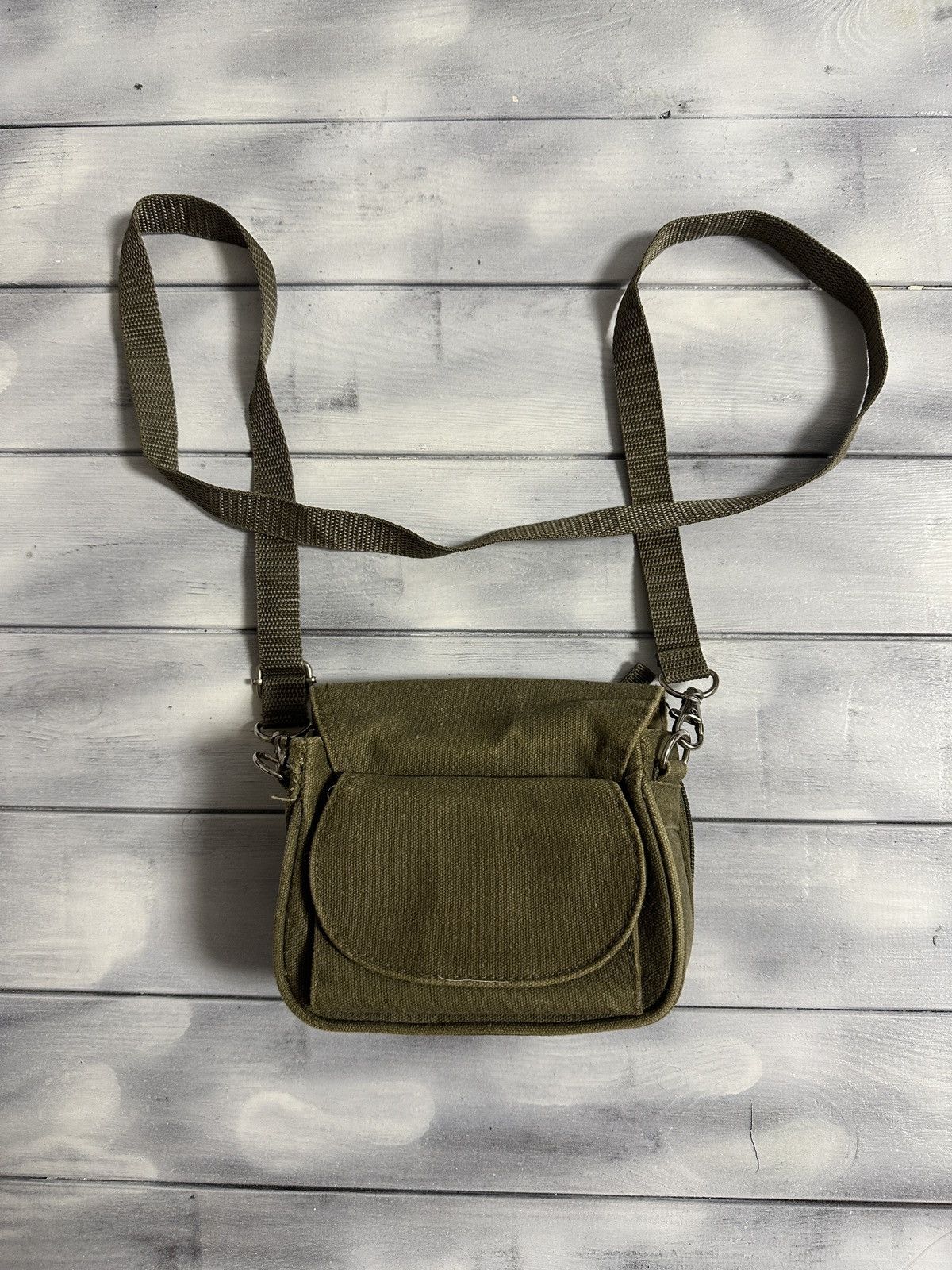 Japanese Brand Rare Vintage Military Shoulder Crossbody Mini Bag Size ONE SIZE - 8 Thumbnail