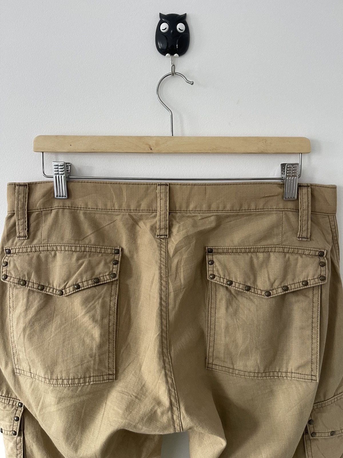 Seditionaries Rare Vintage RATTLE TRAP Japan Parachute Bondage Cargo Pant Size US 34 / EU 50 - 20 Thumbnail