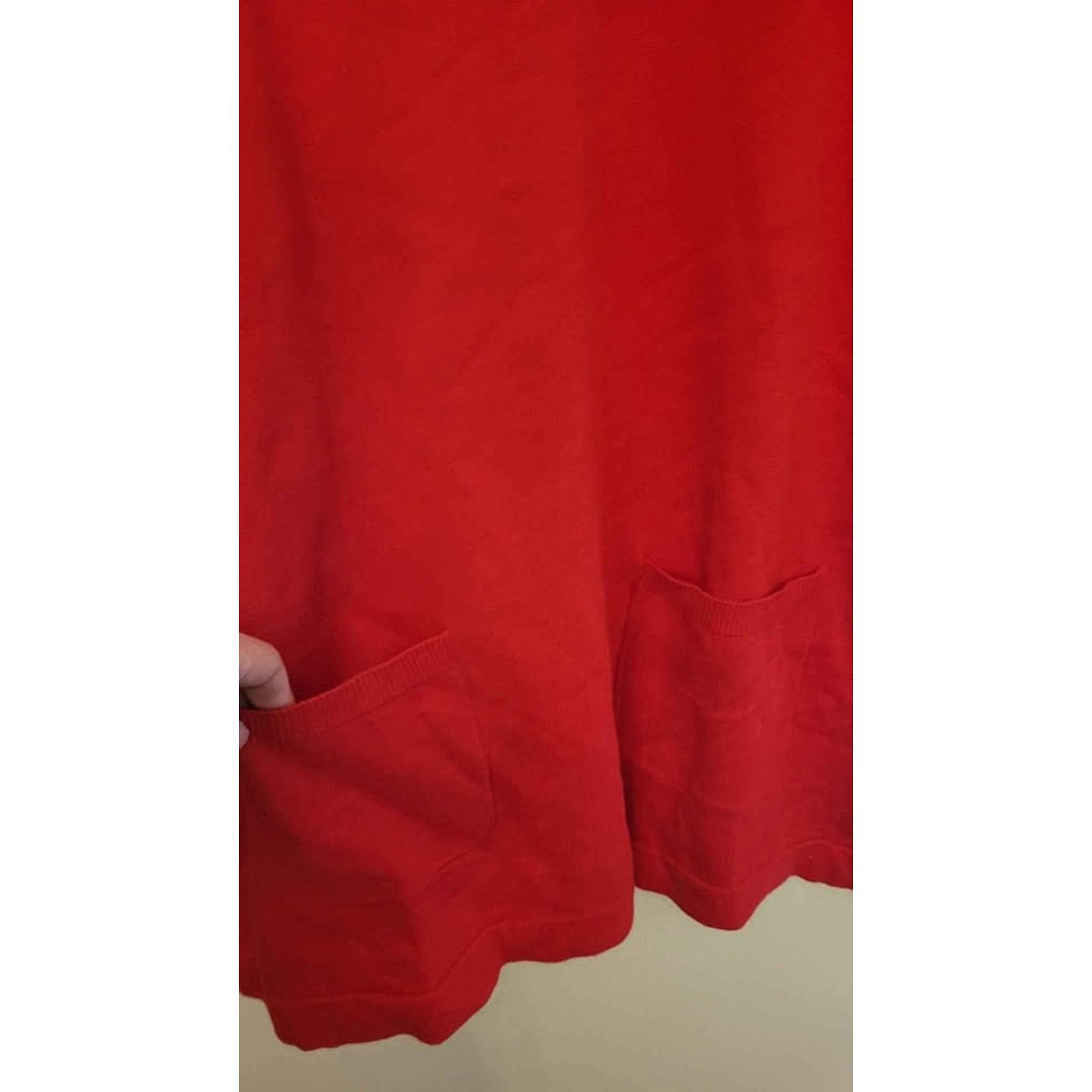 Denim & Co. Denim & Company red sweatshirt XL New Size XL / US 12-14 / IT 48-50 - 2 Thumbnail