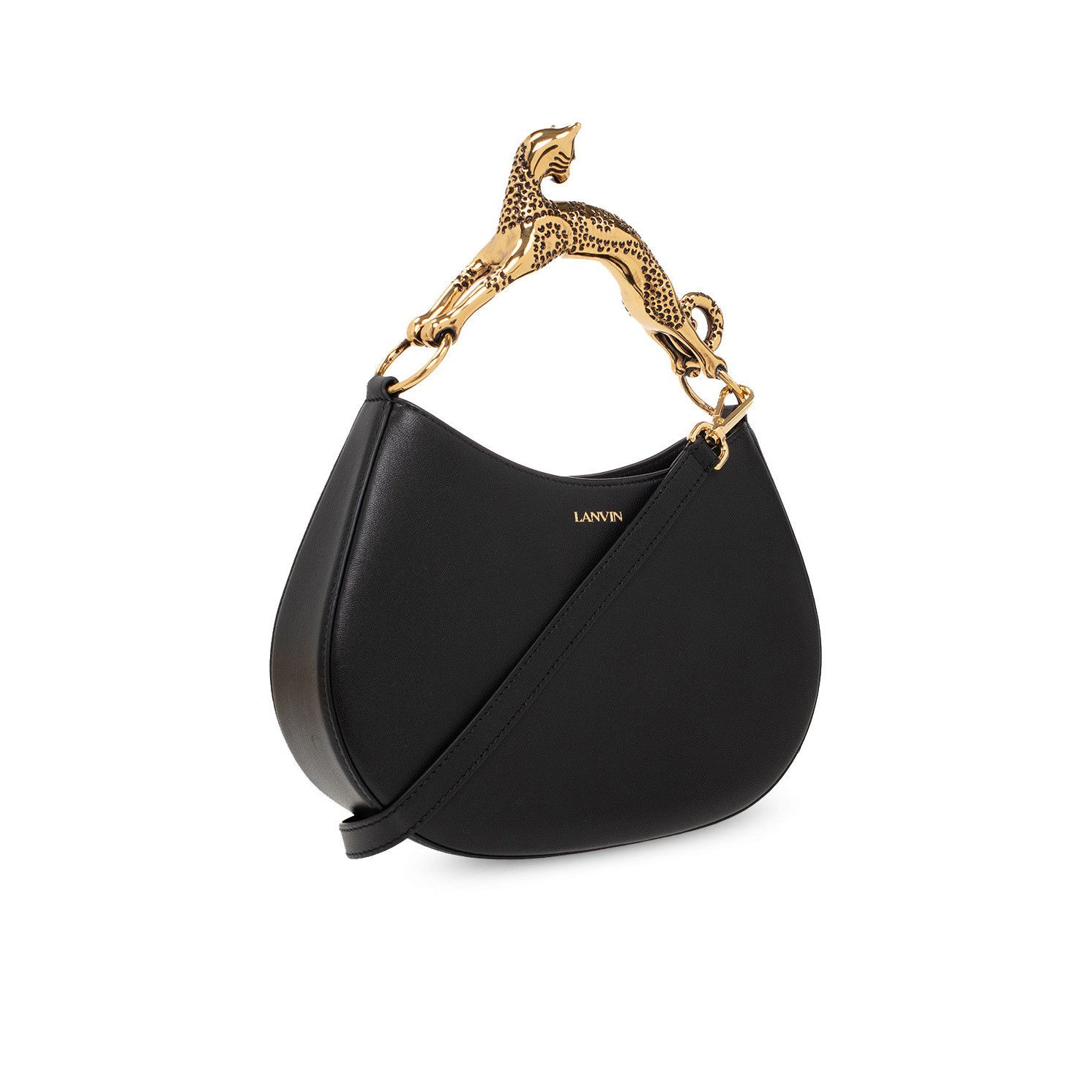 Lanvin LANVIN Cat Black Top handle Bag New Size ONE SIZE - 3 Thumbnail
