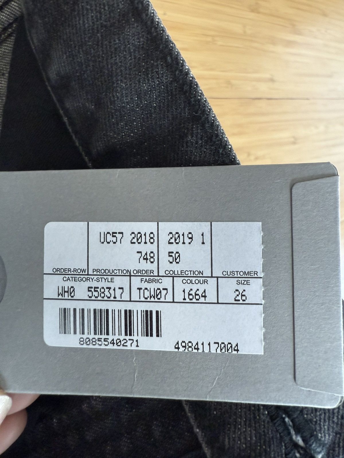 Balenciaga Balenciaga Washed Black Straight Leg Jeans - BNWT Size 26" / US 2 / IT 38 - 3 Thumbnail