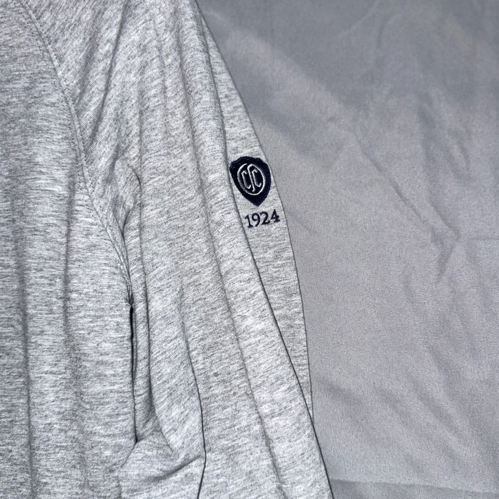 Vintage Holderness & Bourne Sweatshirt Mens Small Gray 1/4 Zip Mock Neck Golf Stretch Size US S / EU 44-46 / 1 - 6 Thumbnail