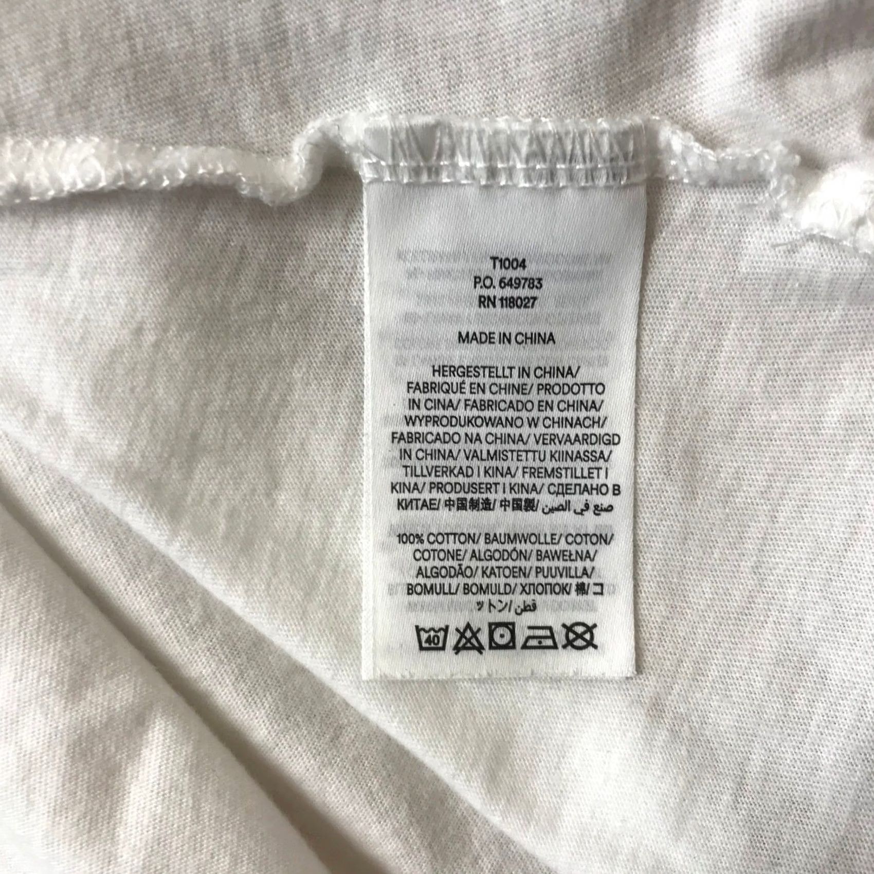 Boden Boden White Long Sleeve Crew Neck Rainbow Stripe T Shirt Women's Size 2 Size XS / US 0-2 / IT 36-38 - 8 Thumbnail