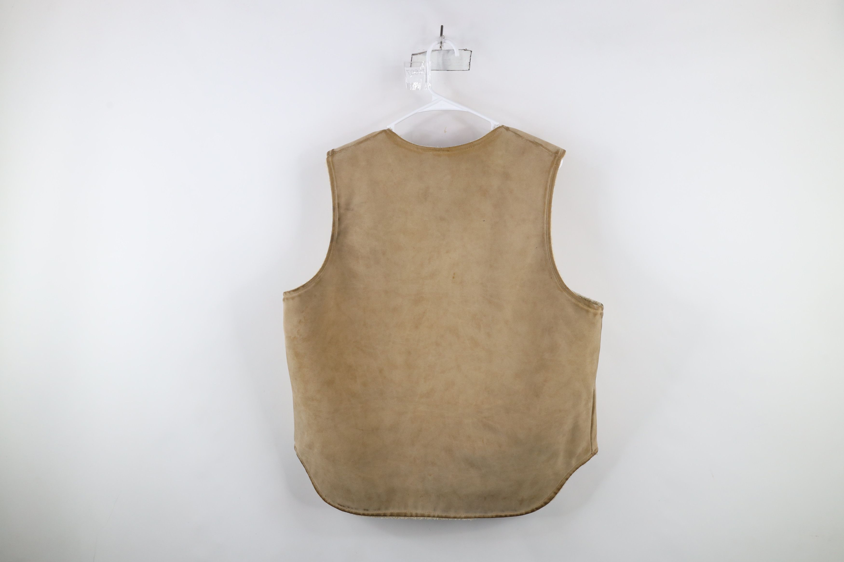 Vintage Vintage 70s Shearling Lined King of the Road Vest Jacket USA Size US L / EU 52-54 / 3 - 12 Thumbnail