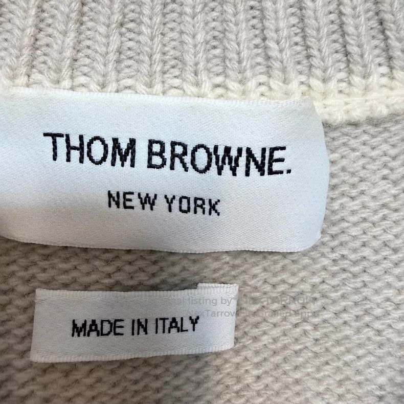 Thom Browne Thom Browne Beige sailing wool vest Size US XS / EU 42 / 0 - 4 Thumbnail