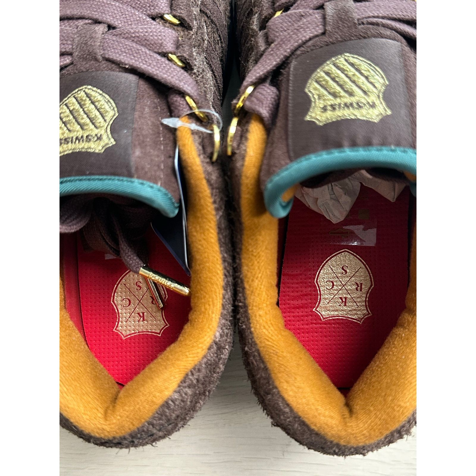 K-Swiss K-Swiss x Anwar Carrots Gstaad Brown Sneaker Size 7.5M - New Size US 7.5 / EU 40-41 - 7 Thumbnail