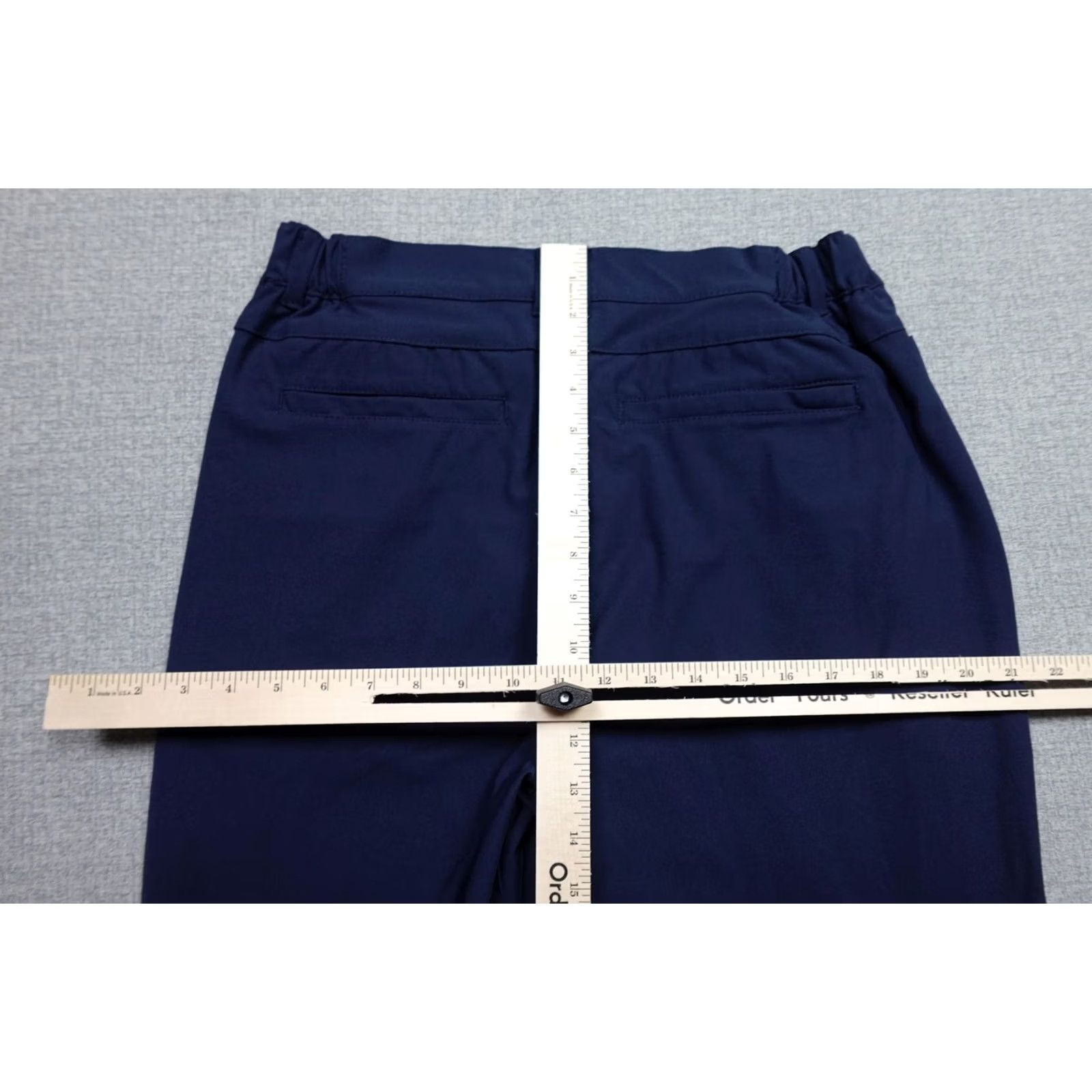 Cuts CUTS Jogger Pants Mens Large Blue 34x30 Polyester Elastic Waist Pockets Tapered Business Casual Size US 33 - 6 Thumbnail