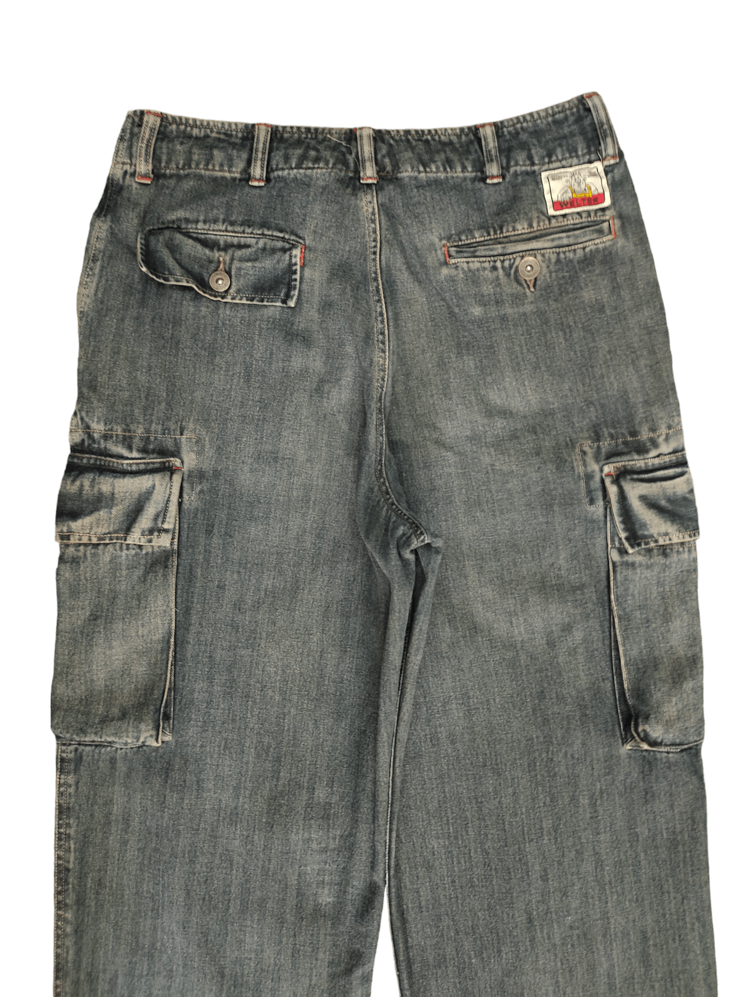 Hysteric Glamour Octopas Army Cargo Hbt Wide Leg Denim Y2k Jnco Baggy Jeans Size US 32 / EU 48 - 11 Thumbnail