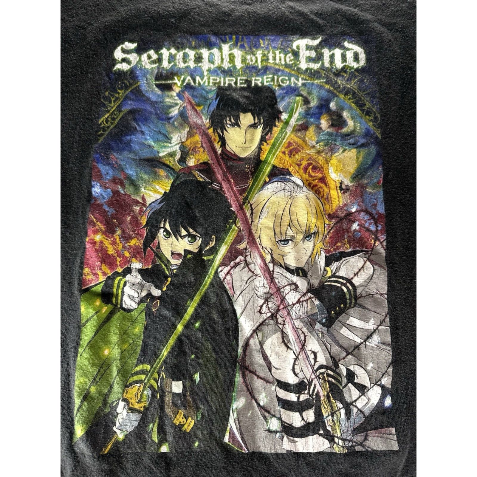 Ripple Junction Ripple Junction Y2K Seraph Of The End Shirt Adult Medium Black Anime Tee Size US M / EU 48-50 / 2 - 4 Thumbnail