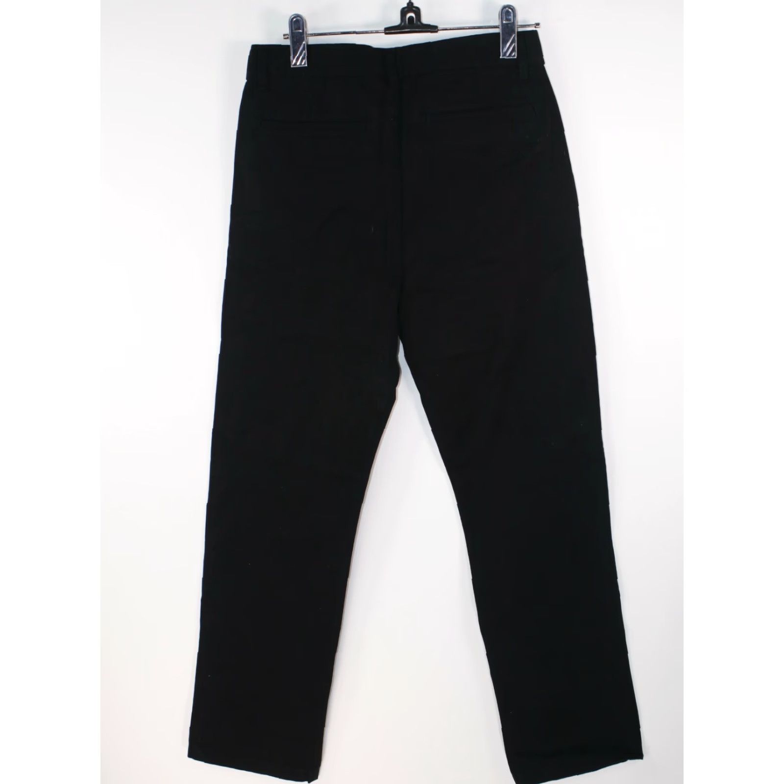 Vintage Place Chinos Jegging Stretch Adjustable Waist Black Women's 12 26X26.5 Jeans Zip Inseam 26.5 Adjustable Waist Stretch Slim Size 26" / US 2 / IT 38 - 5 Thumbnail