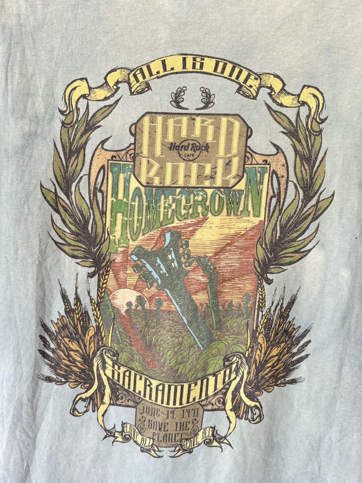 Hard Rock Cafe Y2K HARD ROCK CAFE SACRAMENTO TIE DYE T SHIRT Size US L / EU 52-54 / 3 - 6 Thumbnail