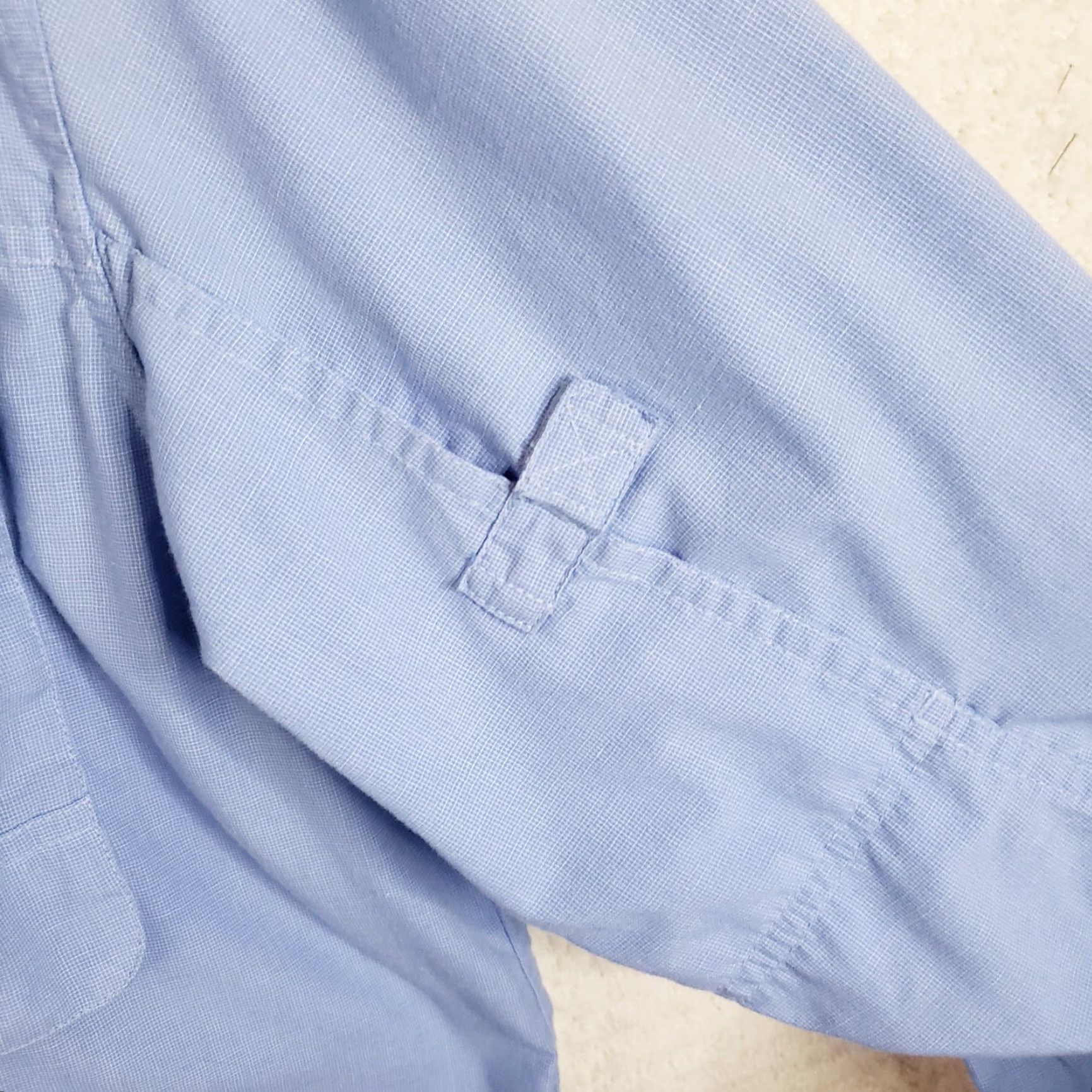 ExOfficio ExOfficio Shirt Men L Blue Insect Shield Buzz Off Long Sleeve Pockets Shirt Size US L / EU 52-54 / 3 - 7 Thumbnail