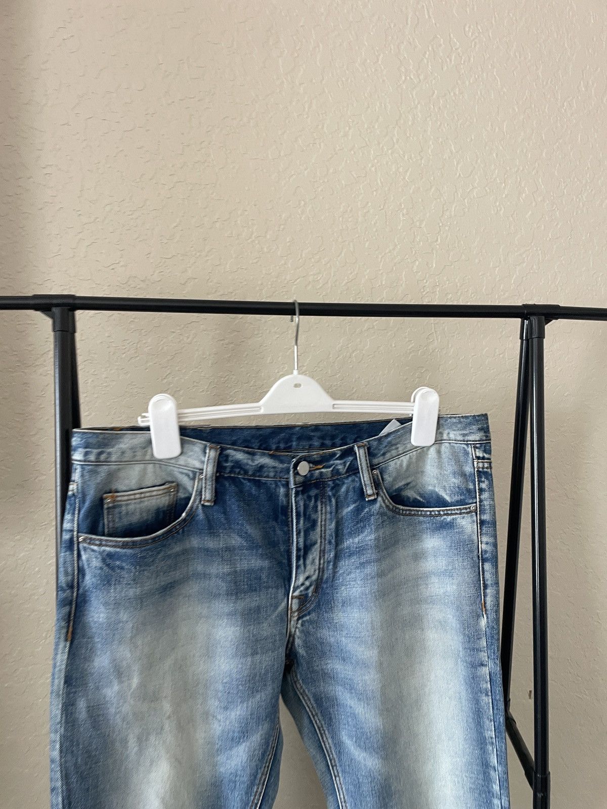 MNML Button Fly Zippered ankle denim jeans Size US 38 / EU 54 - 2 Thumbnail