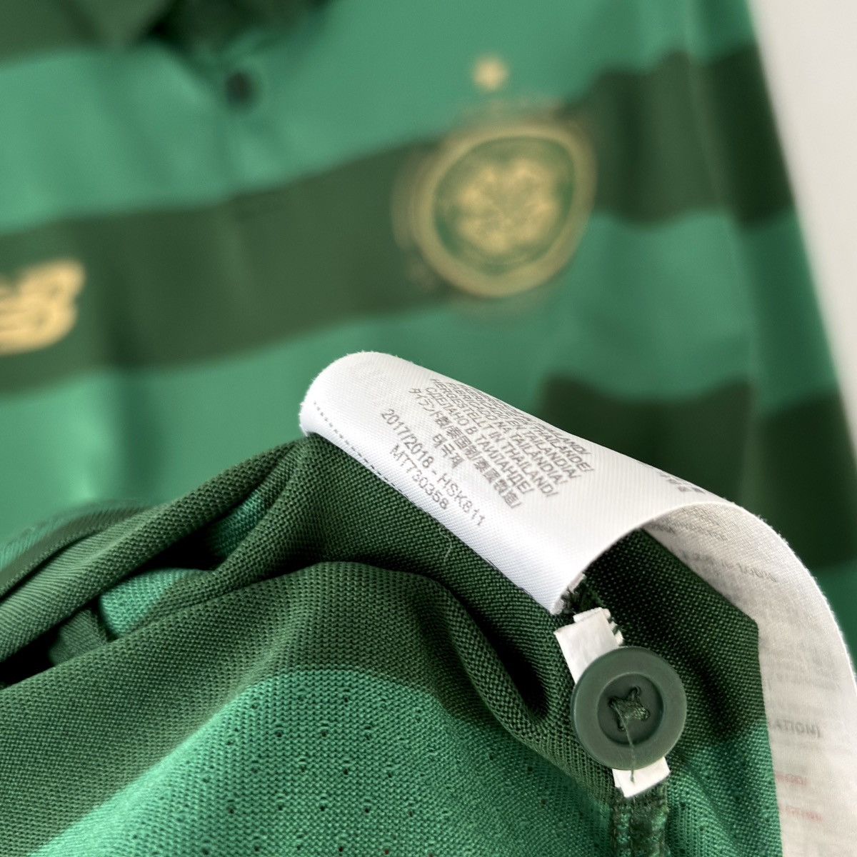New Balance 2017 2018 Celtic Scotland Long Away Kit Soccer Jersey Shirt Size US L / EU 52-54 / 3 - 5 Thumbnail