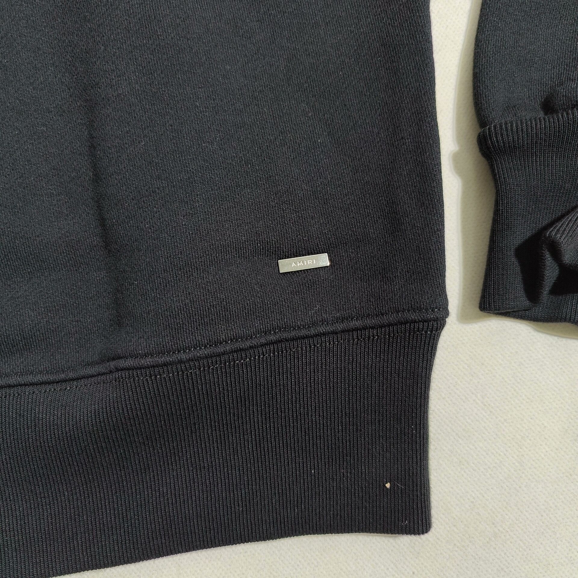 Amiri amiri black graphic hoodie with blue lettering Size US S / EU 44-46 / 1 - 5 Thumbnail