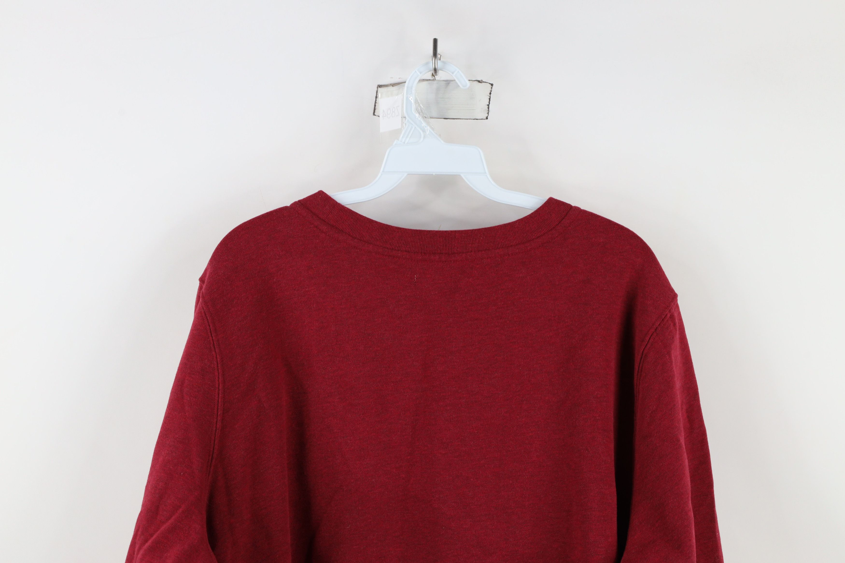 L.L. Bean × Vintage Vintage Y2K LL Bean Script Felt Letter Sweatshirt Red Size 3XL / US 20-22 - 8 Thumbnail