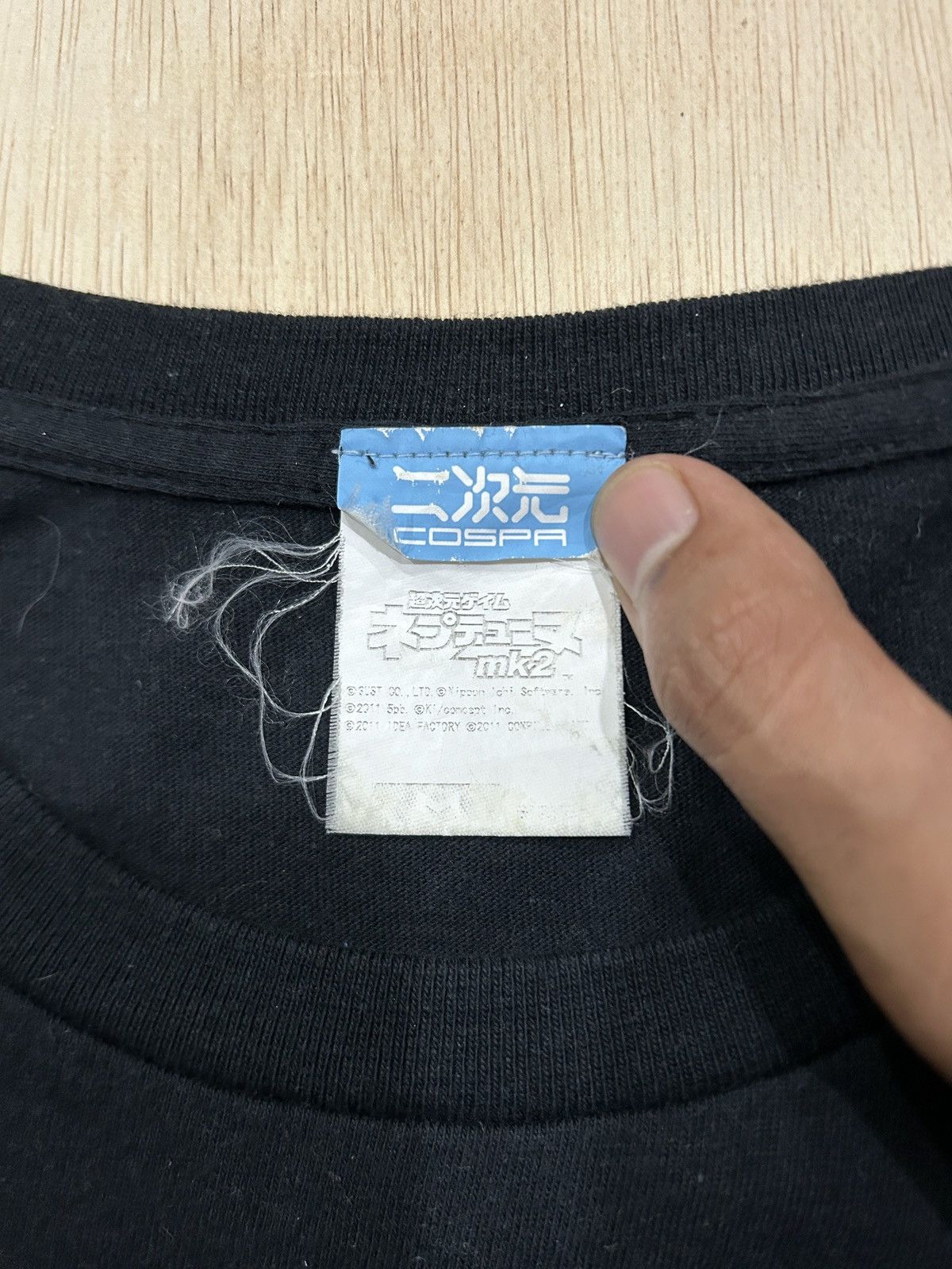 Anime Vintage Waifu Hentai Anime Naked Cospa Graphic Tee Size US M / EU 48-50 / 2 - 3 Thumbnail