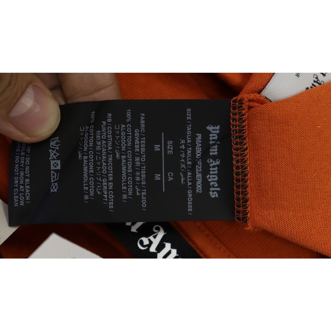 Palm Angels o1rshd1 Glitter Classic LG Over T-Shirt in Brick Red Size US M / EU 48-50 / 2 - 6 Thumbnail