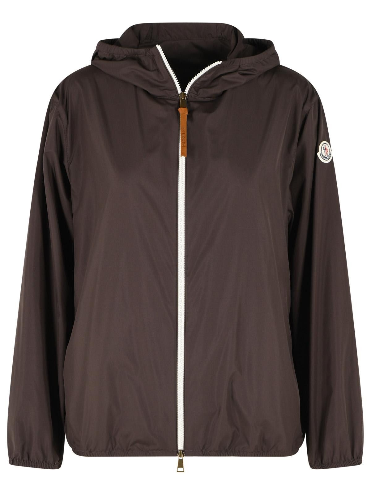 Moncler MONCLER 'Fegeos' Brown Polyester Hooded Jacket Size S / US 4 / IT 40 - 1 Thumbnail