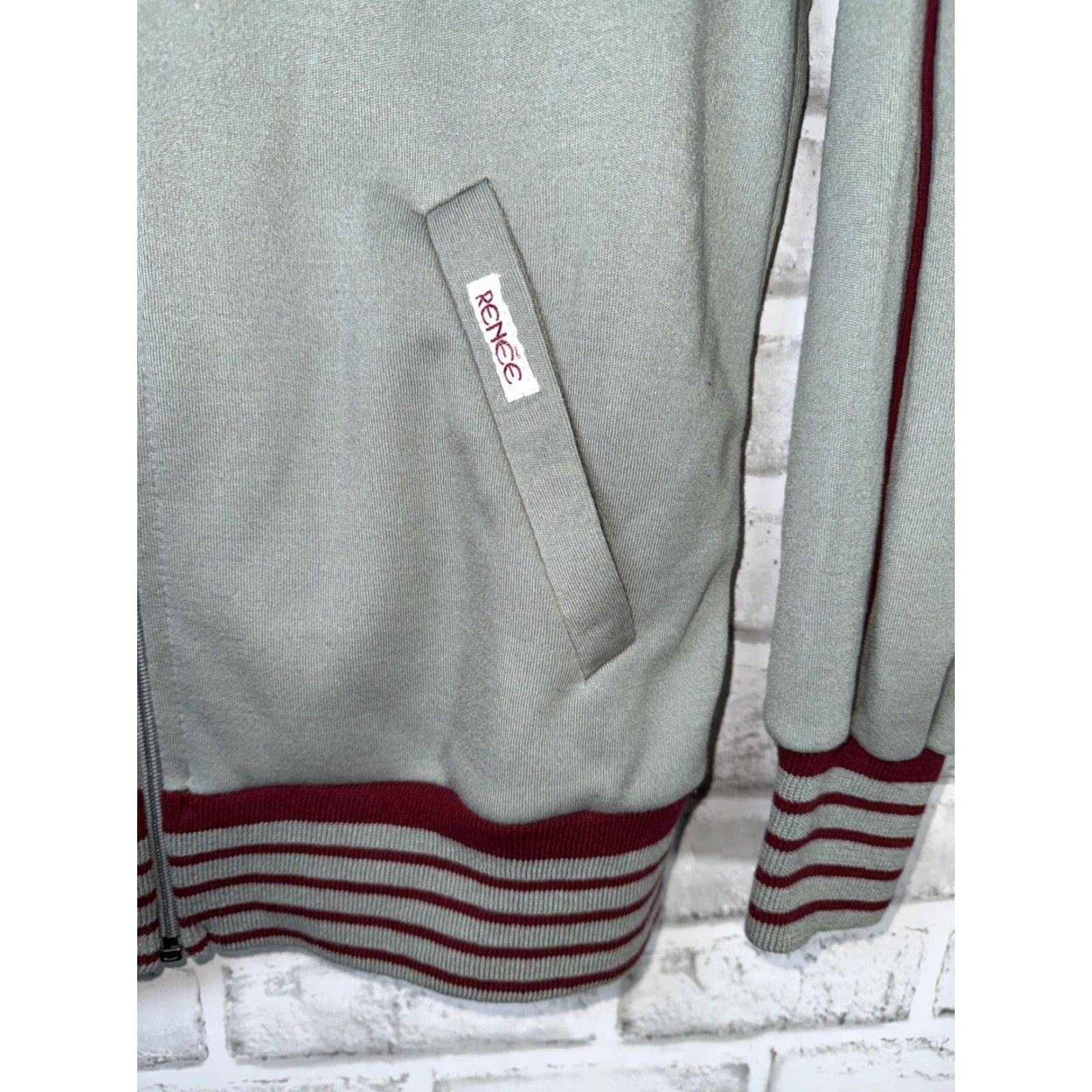 Vintage VINTAGE Renee Action Wear Tennis Jacket Women XS Gray NWT Tennis Sportswear 1990s Womens Size XS / US 0-2 / IT 36-38 - 4 Thumbnail