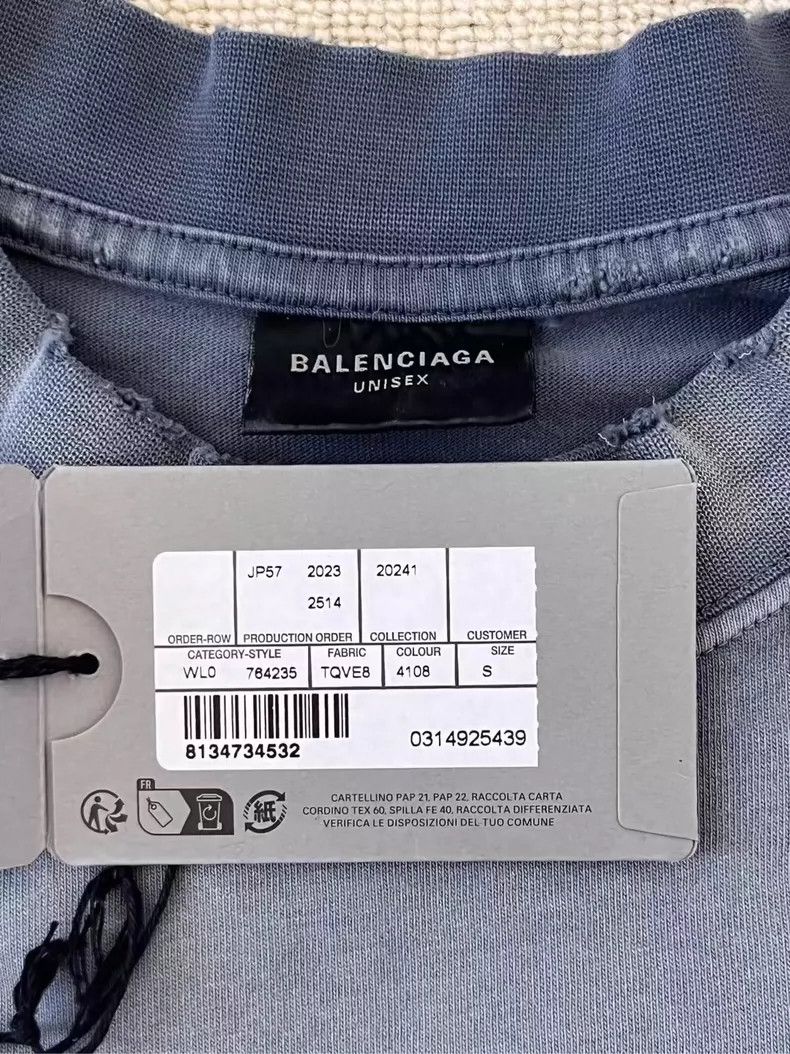 Balenciaga Balenciaga Make old short sleeves Size US S / EU 44-46 / 1 - 5 Thumbnail