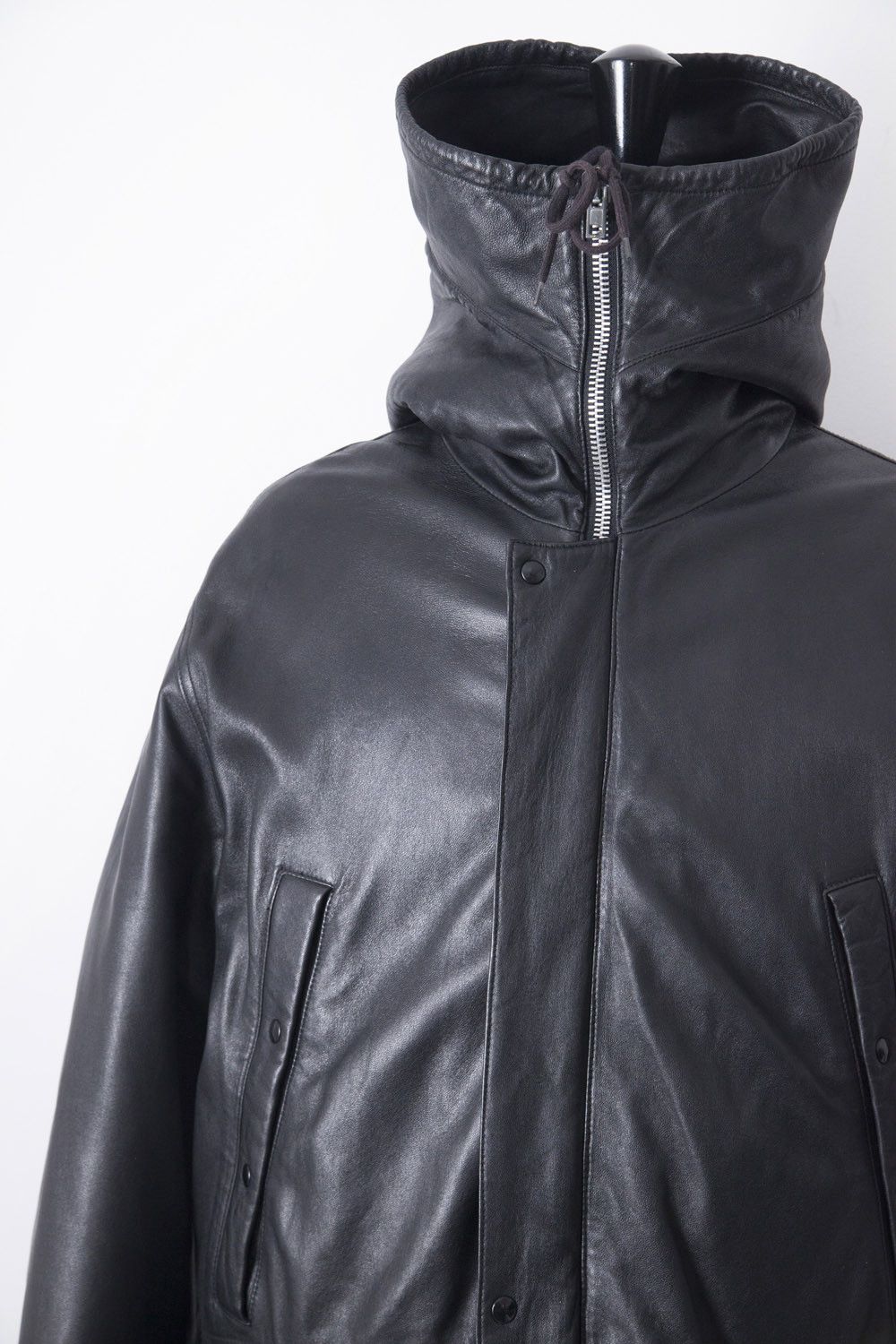 Helmut Lang AW98 leather puffer N-3B parka Size US M / EU 48-50 / 2 - 2 Thumbnail