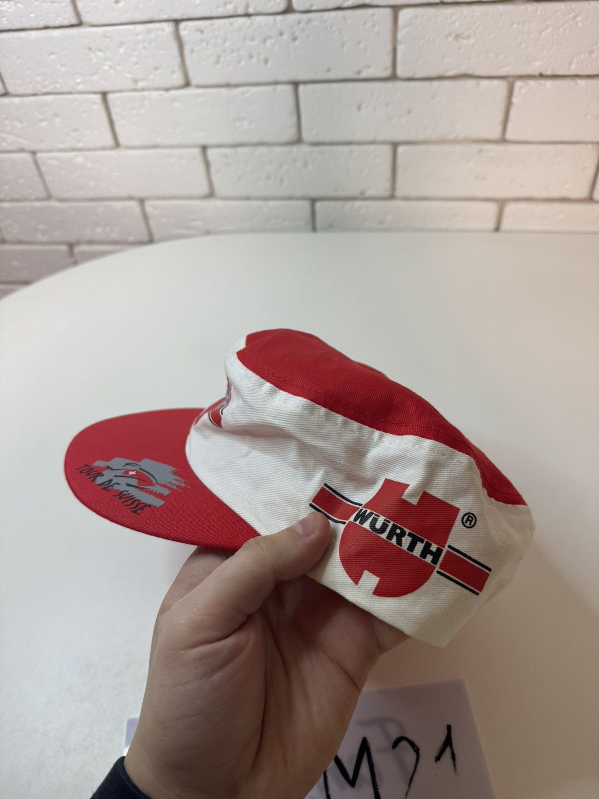 Other Vintage Wurth Tour De Swiss Cap Cycling Hat Bicycle Racing Size ONE SIZE - 5 Thumbnail