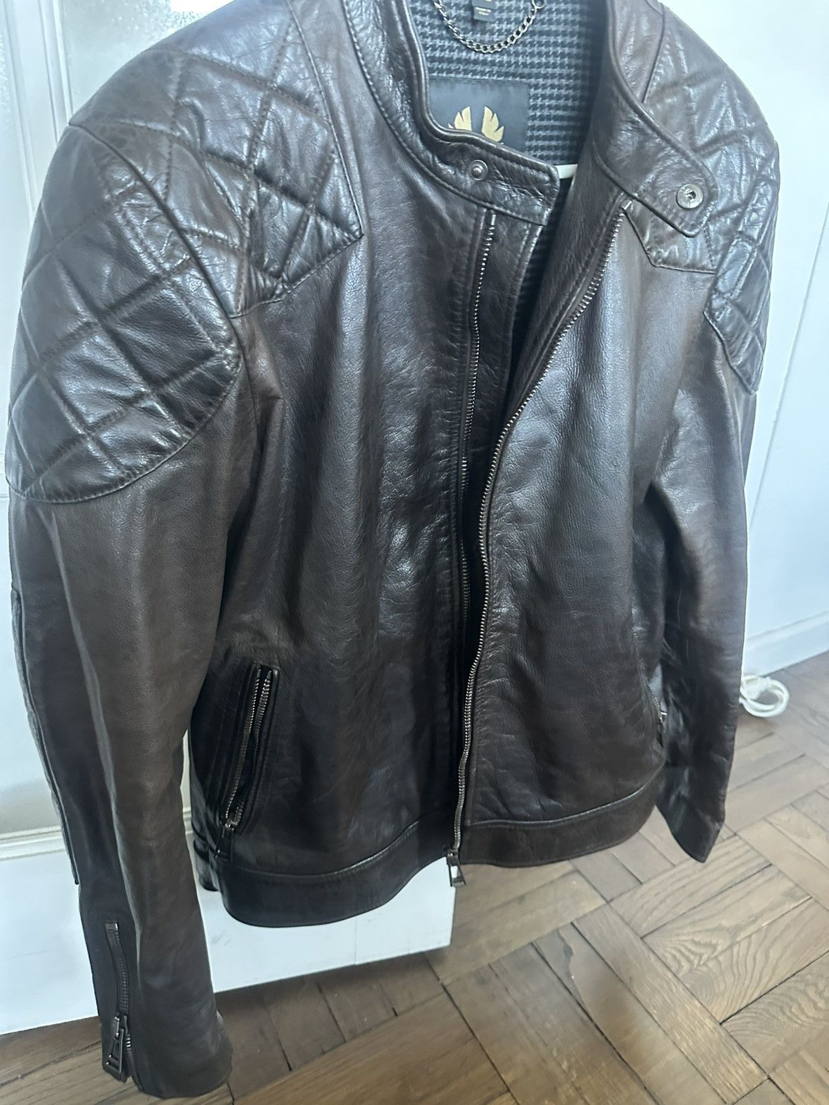 Belstaff Belstaff Outlaw Leather Jacket Size US L / EU 52-54 / 3 - 5 Thumbnail