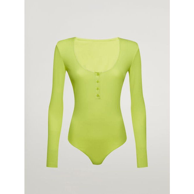 Wolford NWT Wolford Henley String Body Green L Size L / US 10 / IT 46 - 1 Thumbnail