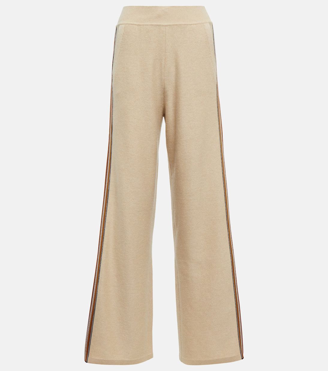 Loro Piana o1w1db10724 Suitcase Stripe Trousers in Ivory Size 27" / US 4 / IT 40 - 1 Thumbnail