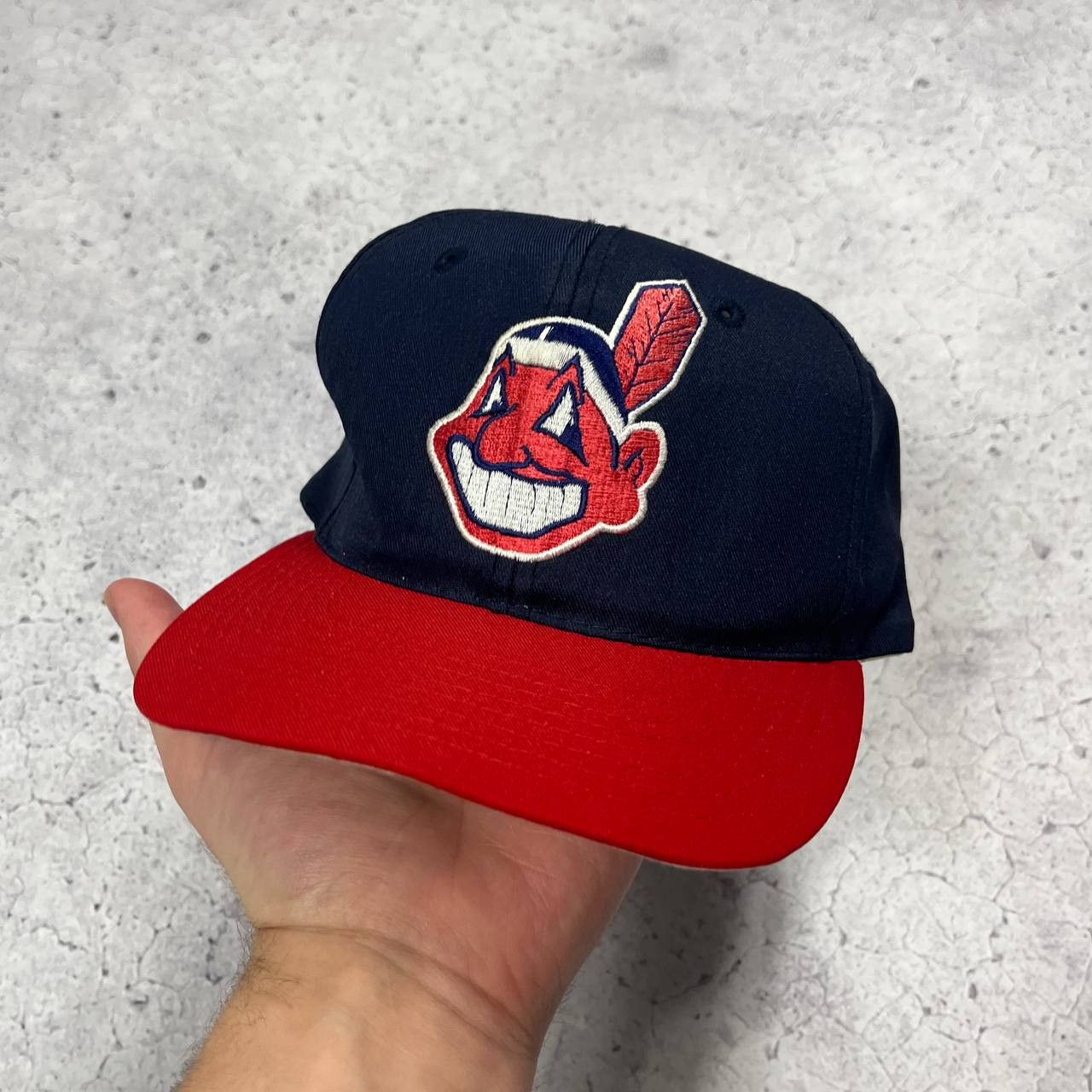 MLB Cleveland Indians MLB Baseball Cap Vintage 90s Size ONE SIZE - 1 Thumbnail