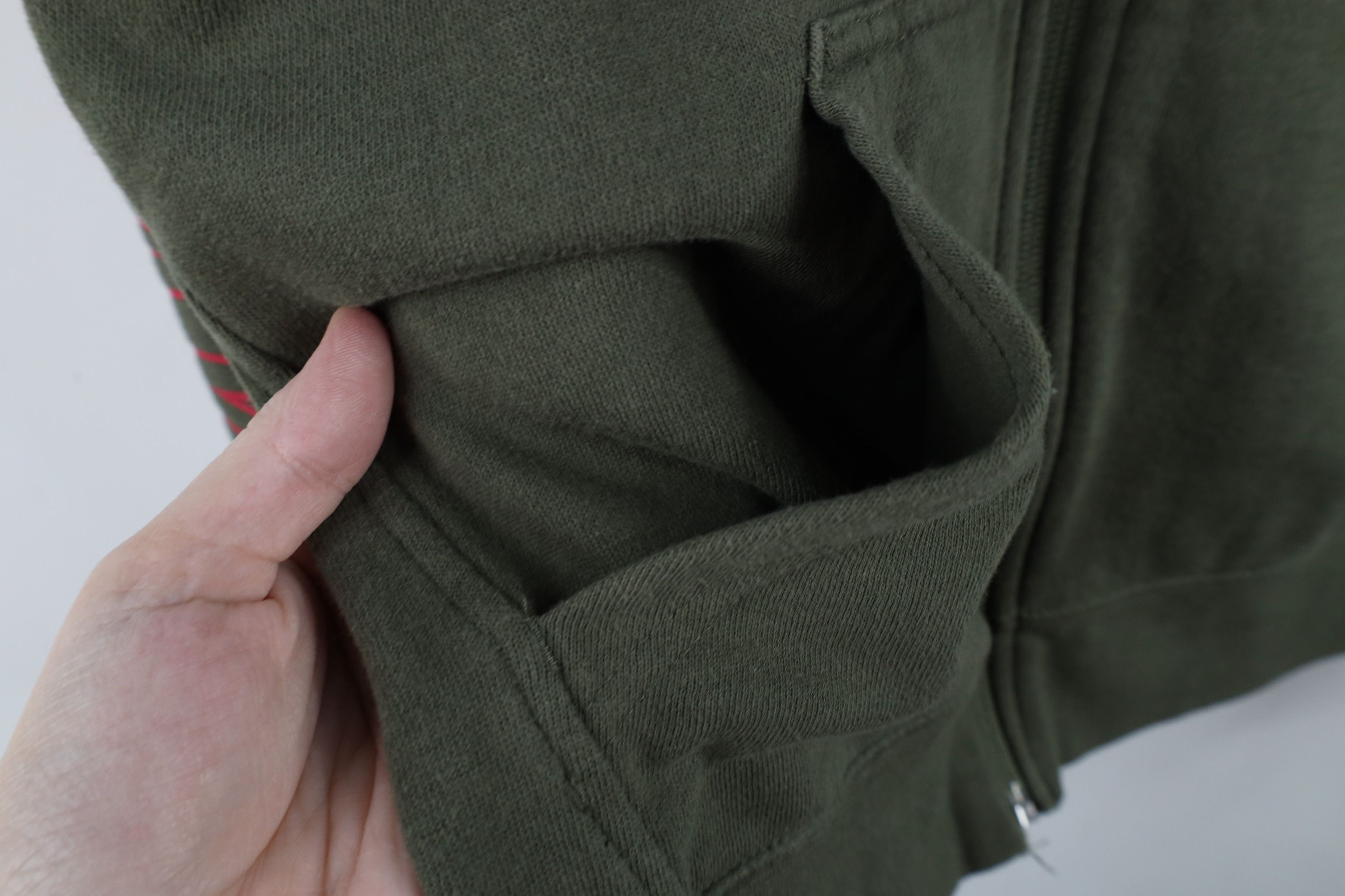 Oakley × Vintage Vintage Oakley Spell Out O Logo Full Zip Hoodie Olive Green Size US M / EU 48-50 / 2 - 7 Thumbnail