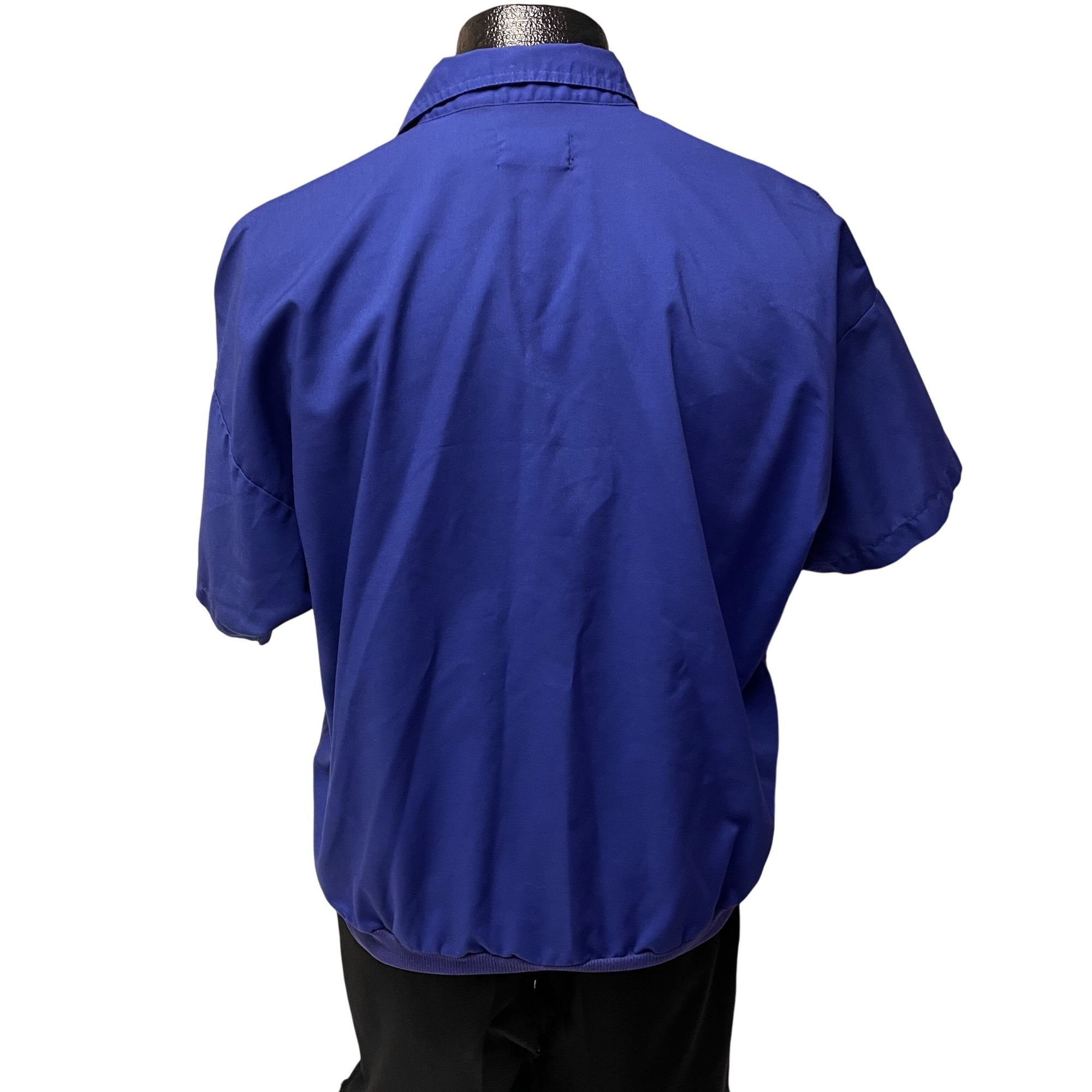 Members Only Vtg Members Only MoD Blue Banded Waist POLO Shirt Size US L / EU 52-54 / 3 - 4 Thumbnail