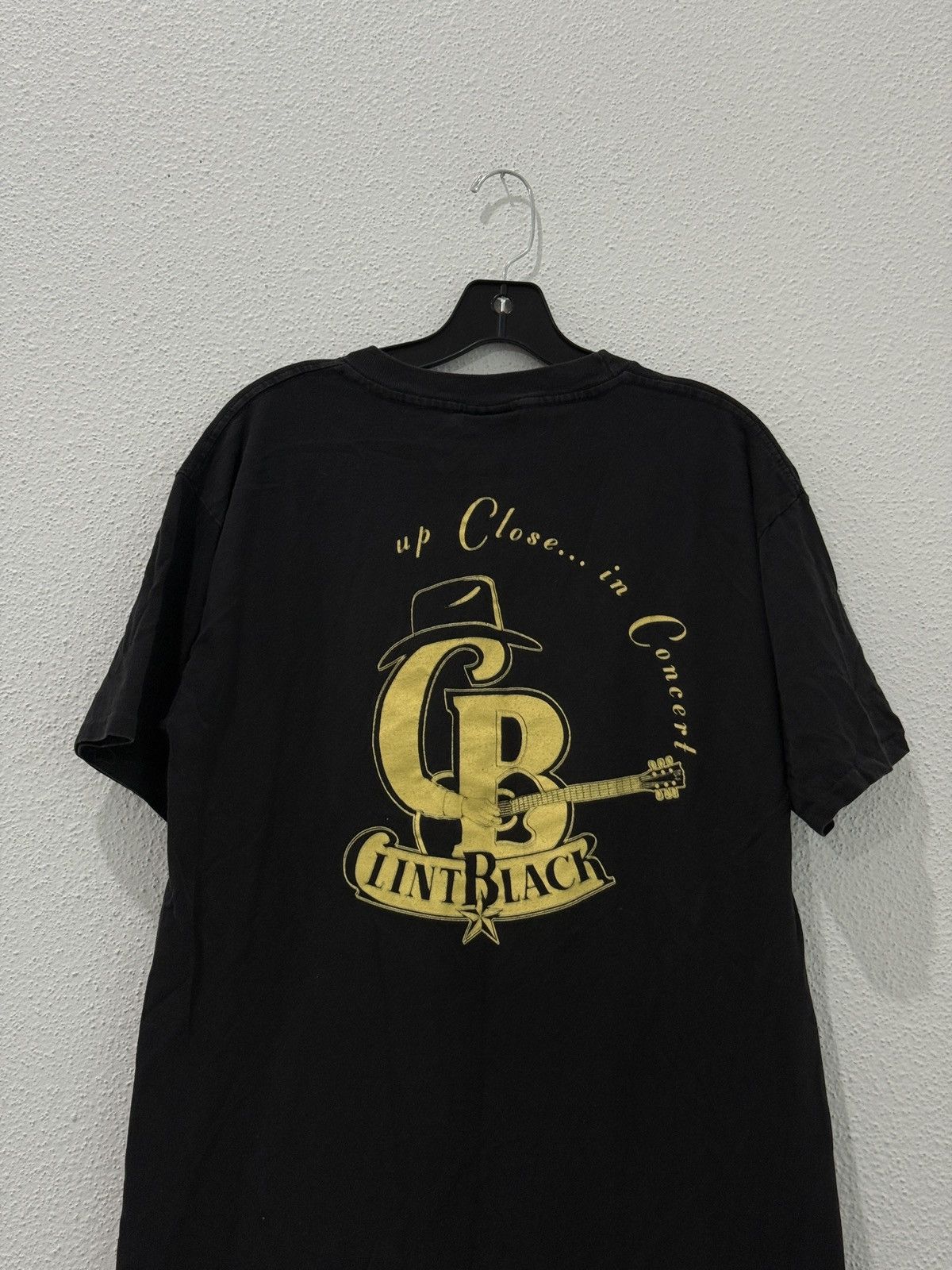 Giant Vintage 90s Clint Black Up Close In Concert Tshirt L Country Size US L / EU 52-54 / 3 - 4 Thumbnail