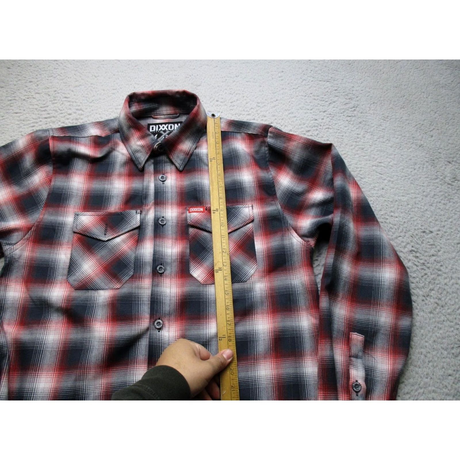 Vintage Dixxon Flannel Company Shirt Mens Medium Red Black Plaid Equalizer LS Button Size US M / EU 48-50 / 2 - 5 Thumbnail
