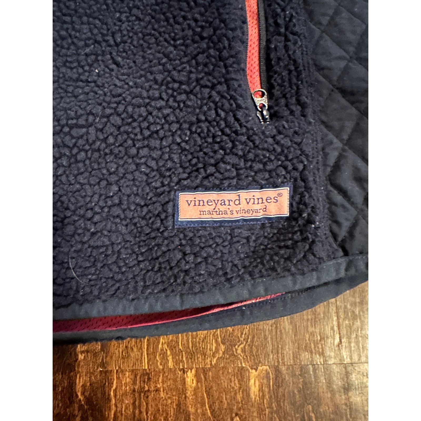 Vineyard Vines Vineyard Vines Quilted sherpa fleece vest womens large Size L / US 10 / IT 46 - 4 Thumbnail