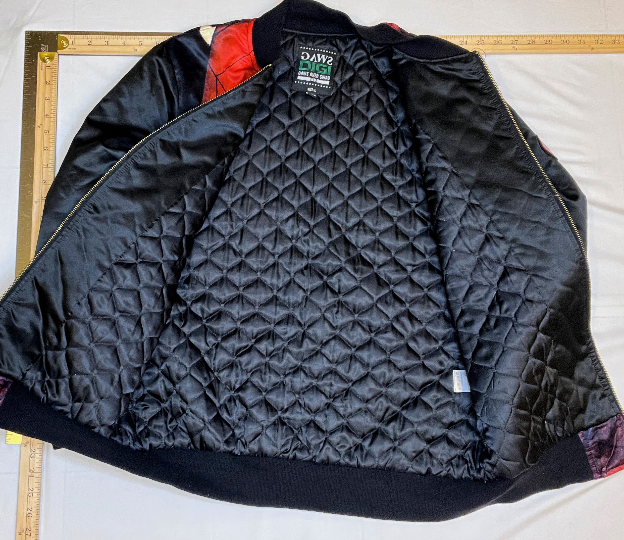 Marvel Comics Digi GAWS Over SWAG Spiderman /Captain America Bomber Jacket Size US L / EU 52-54 / 3 - 4 Thumbnail