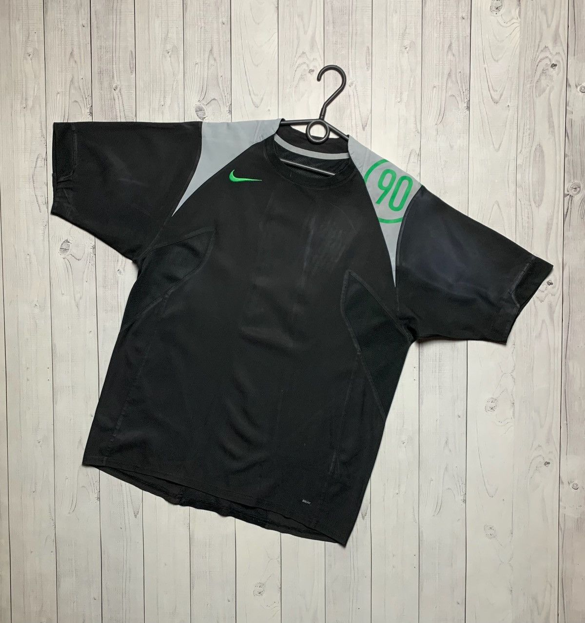 Nike × Vintage Vintage Nike total 90 size M logo tee jersey Size US M / EU 48-50 / 2 - 1 Thumbnail