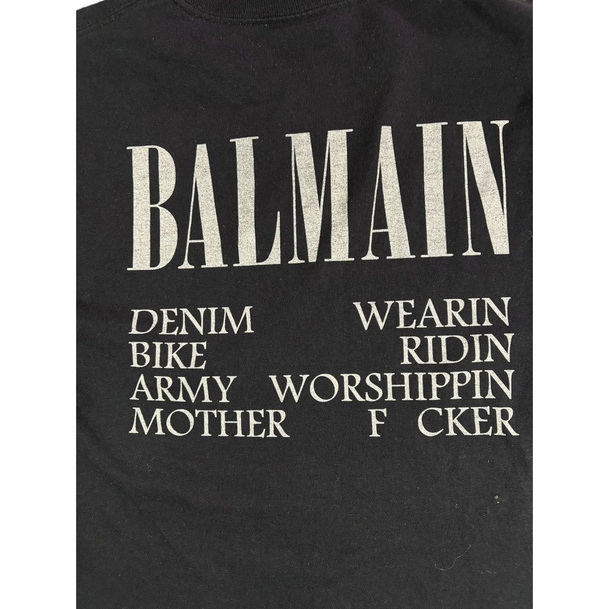 Other Balmain Parody Graphic T Shirt Black Streetwear Tee Size M Size US M / EU 48-50 / 2 - 4 Thumbnail