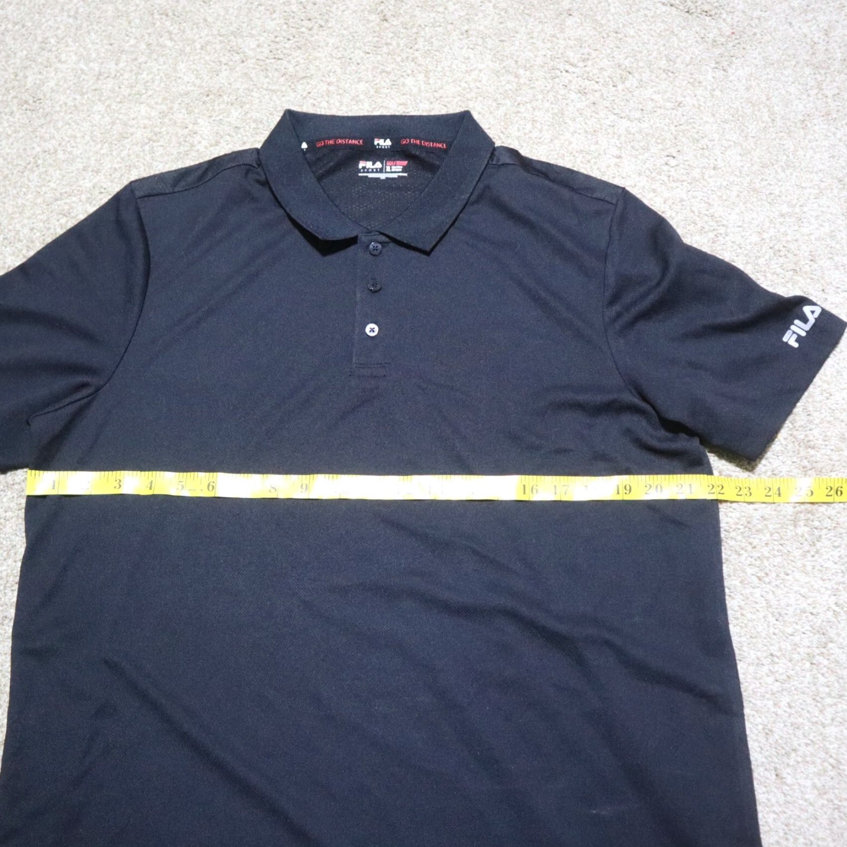 Fila FILA Polo Shirt Shirt XL Black Men's Size US XL / EU 56 / 4 - 4 Thumbnail