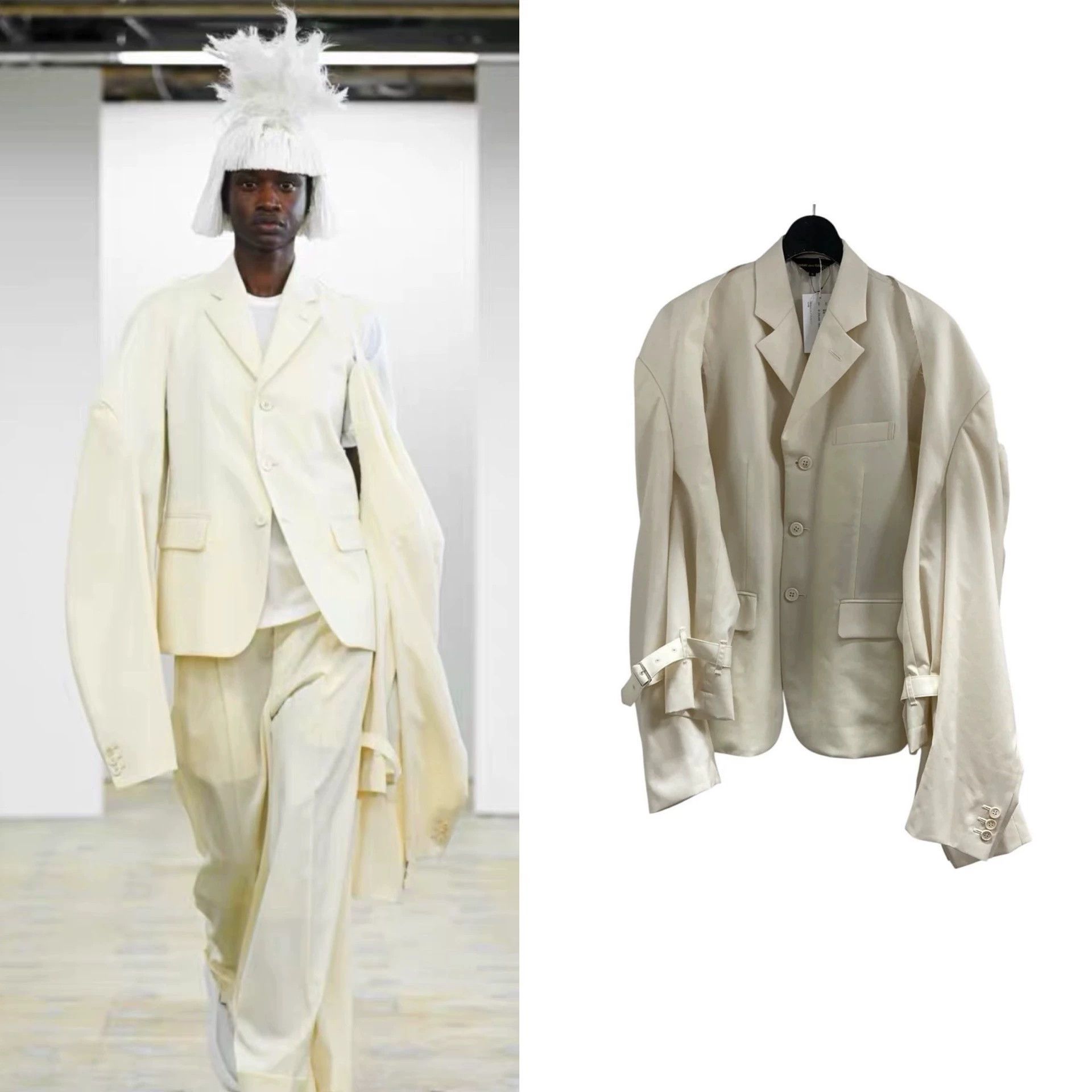 Comme des Garcons COMME des GARCONS 25ss Deconstructed Blazer - dmc Size US S / EU 44-46 / 1 - 1 Thumbnail