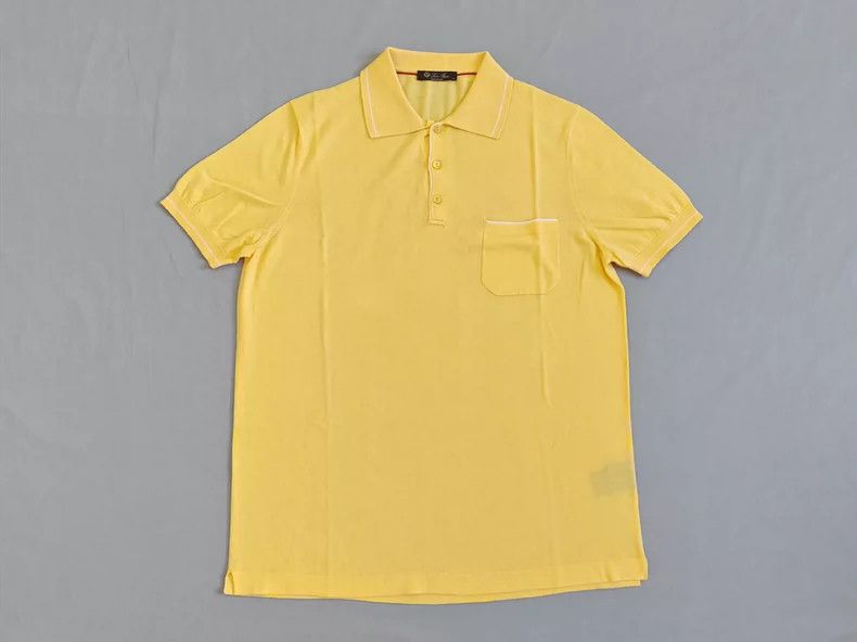 Loro Piana LORO PIANA Knitted polo shirt in short sleeves Size US M / EU 48-50 / 2 - 1 Thumbnail