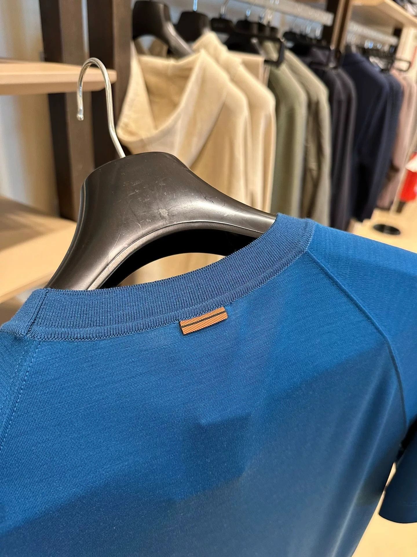 Ermenegildo Zegna Zegna Peacock Blue High Performance T-Shirt Size US M / EU 48-50 / 2 - 5 Thumbnail