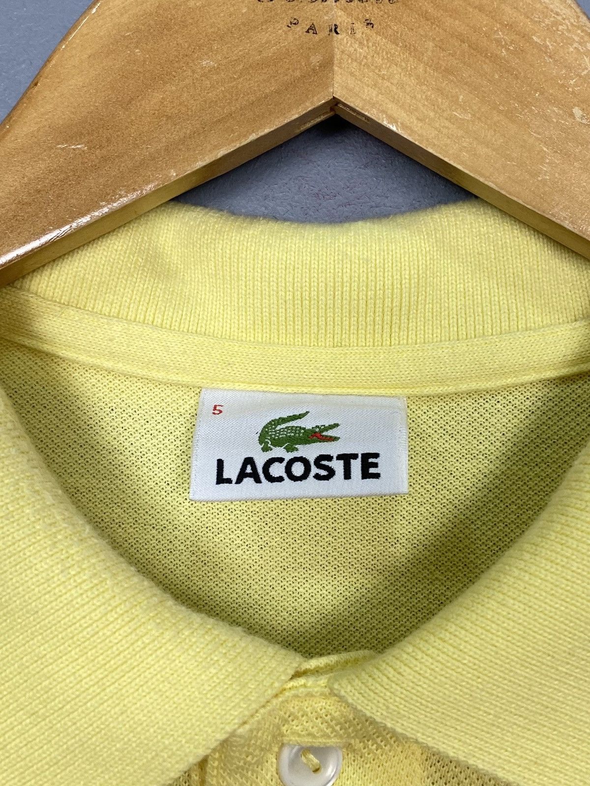 Lacoste Vintage Lacoste Polo Shirt Size L Short Sleeve Top Yellow Size US L / EU 52-54 / 3 - 3 Thumbnail