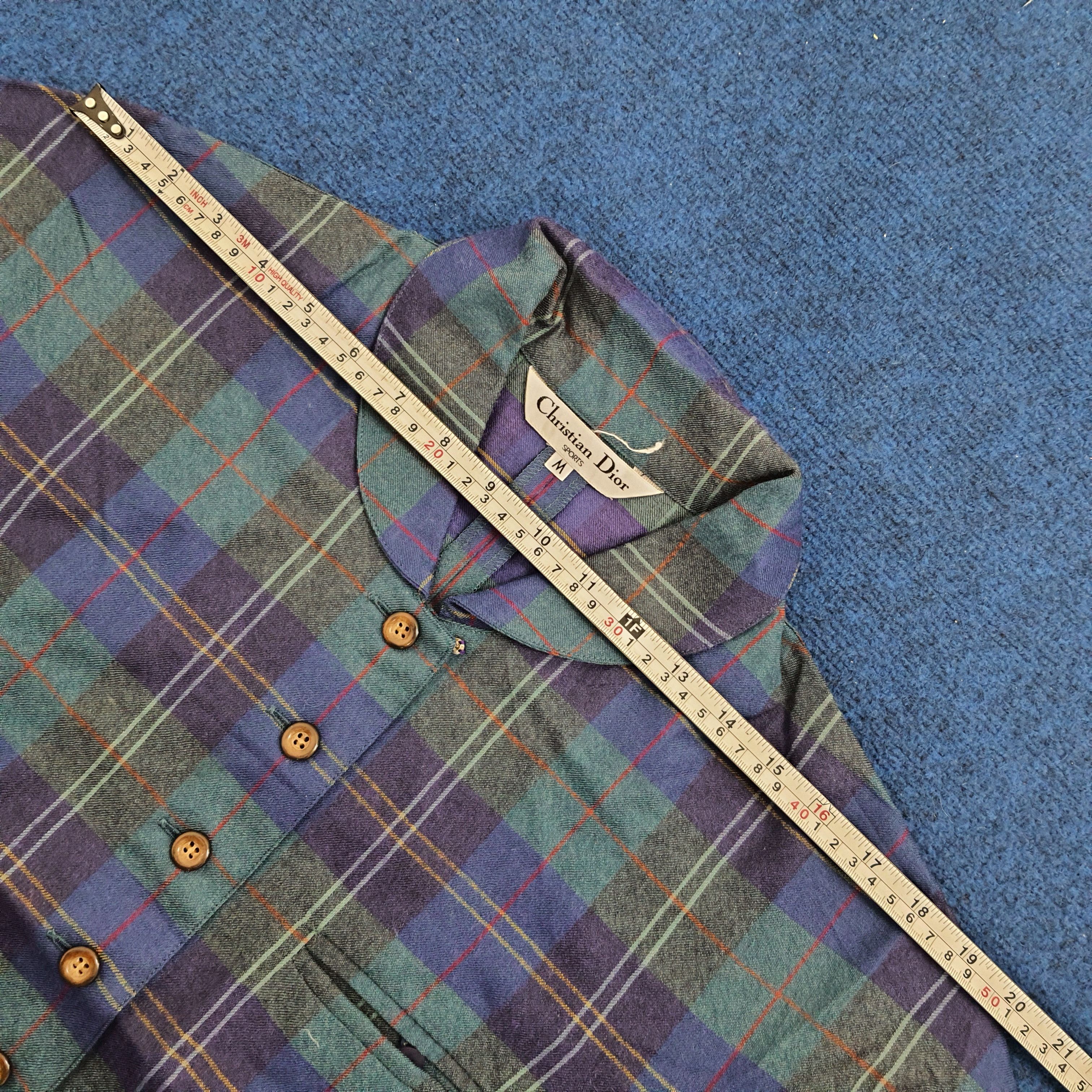 Christian Dior Monsieur × Vintage Vintage Christian Dior Italian Brand Shirt C97n19 Size S / US 4 / IT 40 - 9 Thumbnail