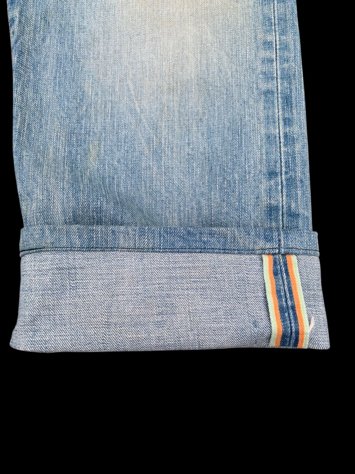 Edwin VINTAGE EDWIN 505s SELVEDGE FADED&RUSTY DISTRESSED DENIM Size US 32 / EU 48 - 13 Thumbnail