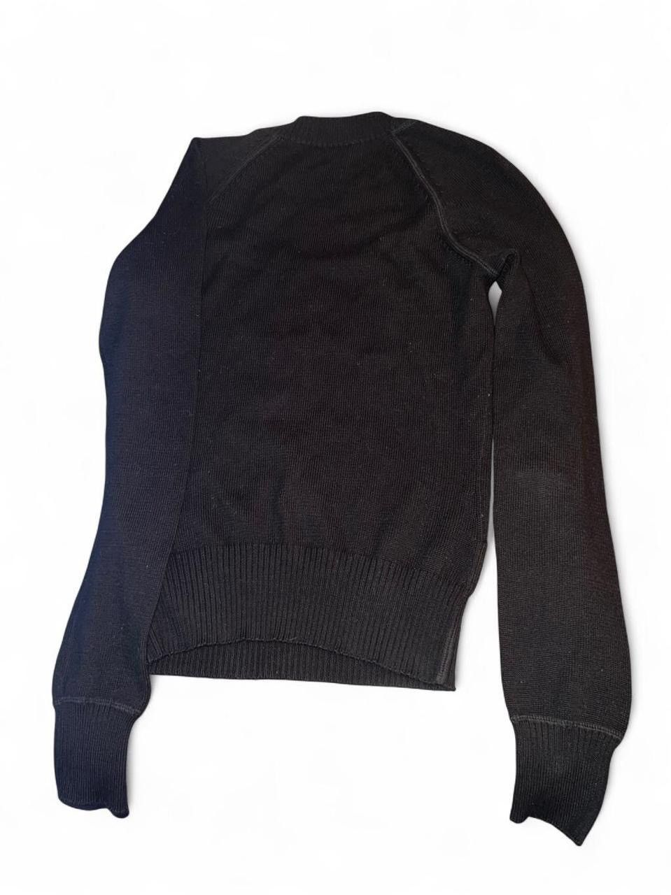 Armani Exchange Armani Exchange knit black nude sweater with bolero details Size XS / US 0-2 / IT 36-38 - 4 Thumbnail