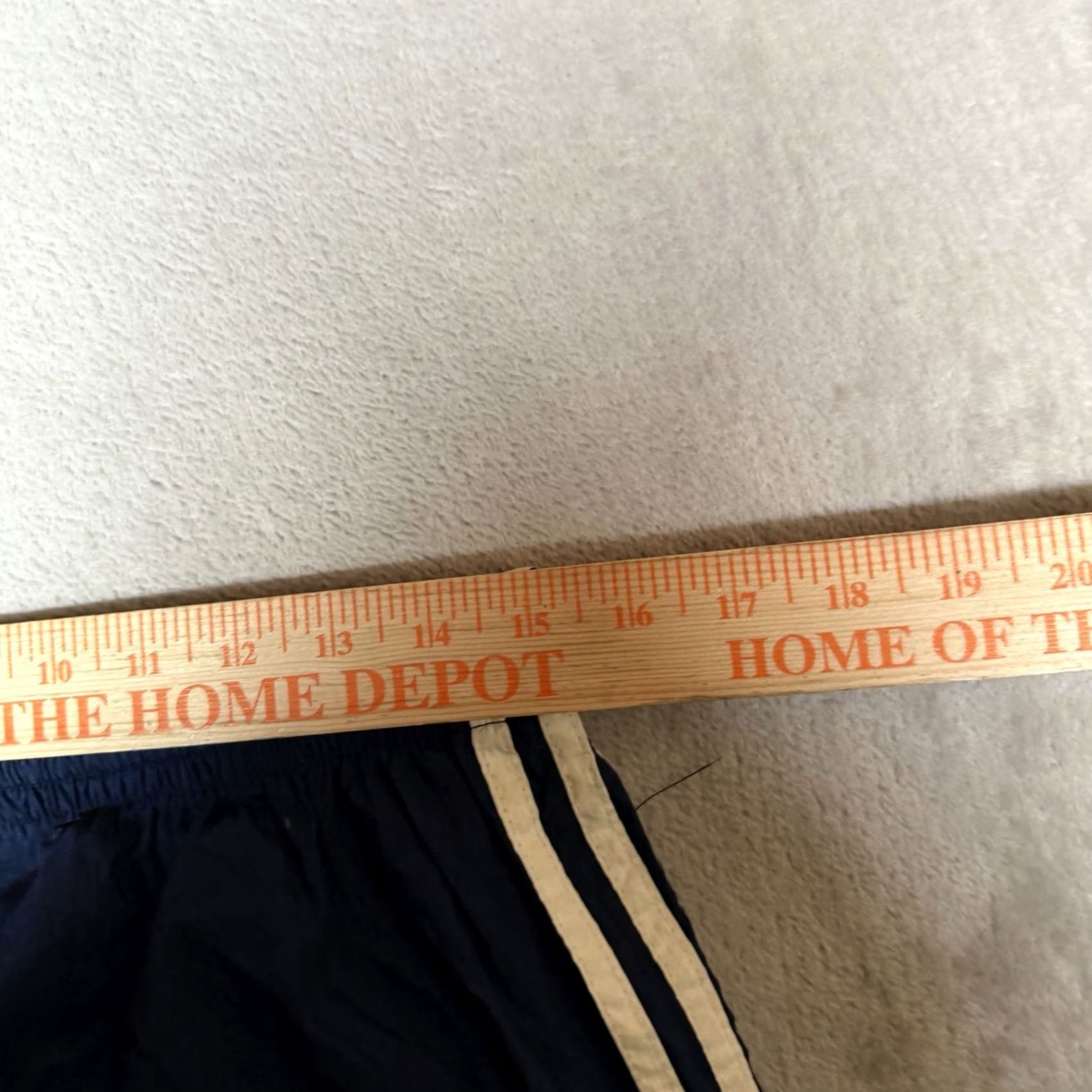 Adidas VINTAGE Adidas Track Pants Mens M Blue Nylon Softshell Zip Ankle Tapered Pockets 90s Athleisure Sports Size US 31 - 7 Thumbnail