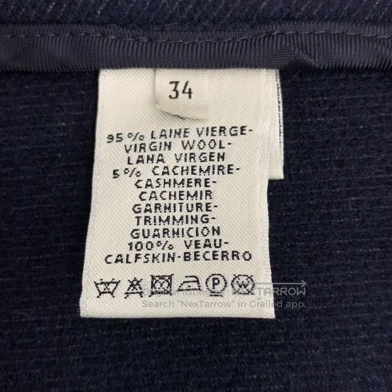 Hermes Hermes Gray Wool Lamb Skin Trimmed Hooded Long Sleeve Coat Size XXS / US 00 / IT 34 - 6 Thumbnail